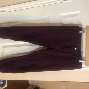 Maroon chino joggers for men